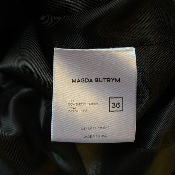 Magda Butrym Leather Blazer - Picture 6 of 10